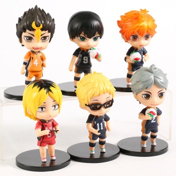 8pcs/set haikyuu anime figure kenma kozume