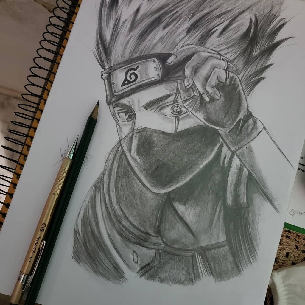 naruto kakashi desenho