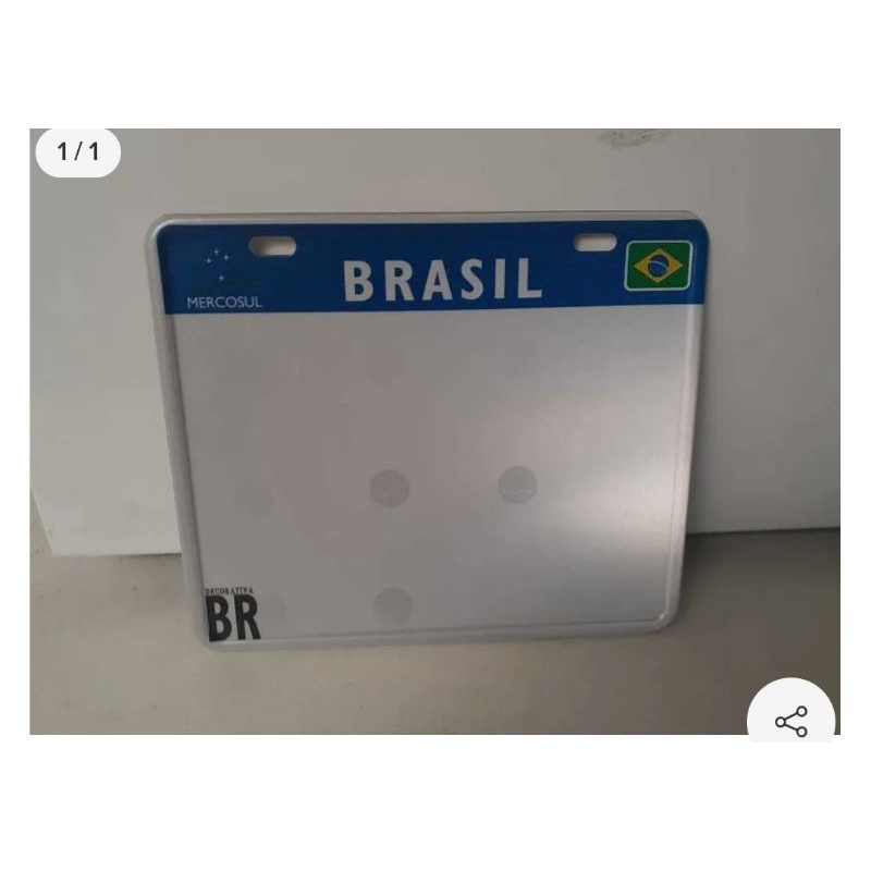 Placa Virgem Decorativa em Alumínio