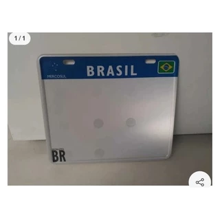 Placa Virgem Decorativa em Alumínio