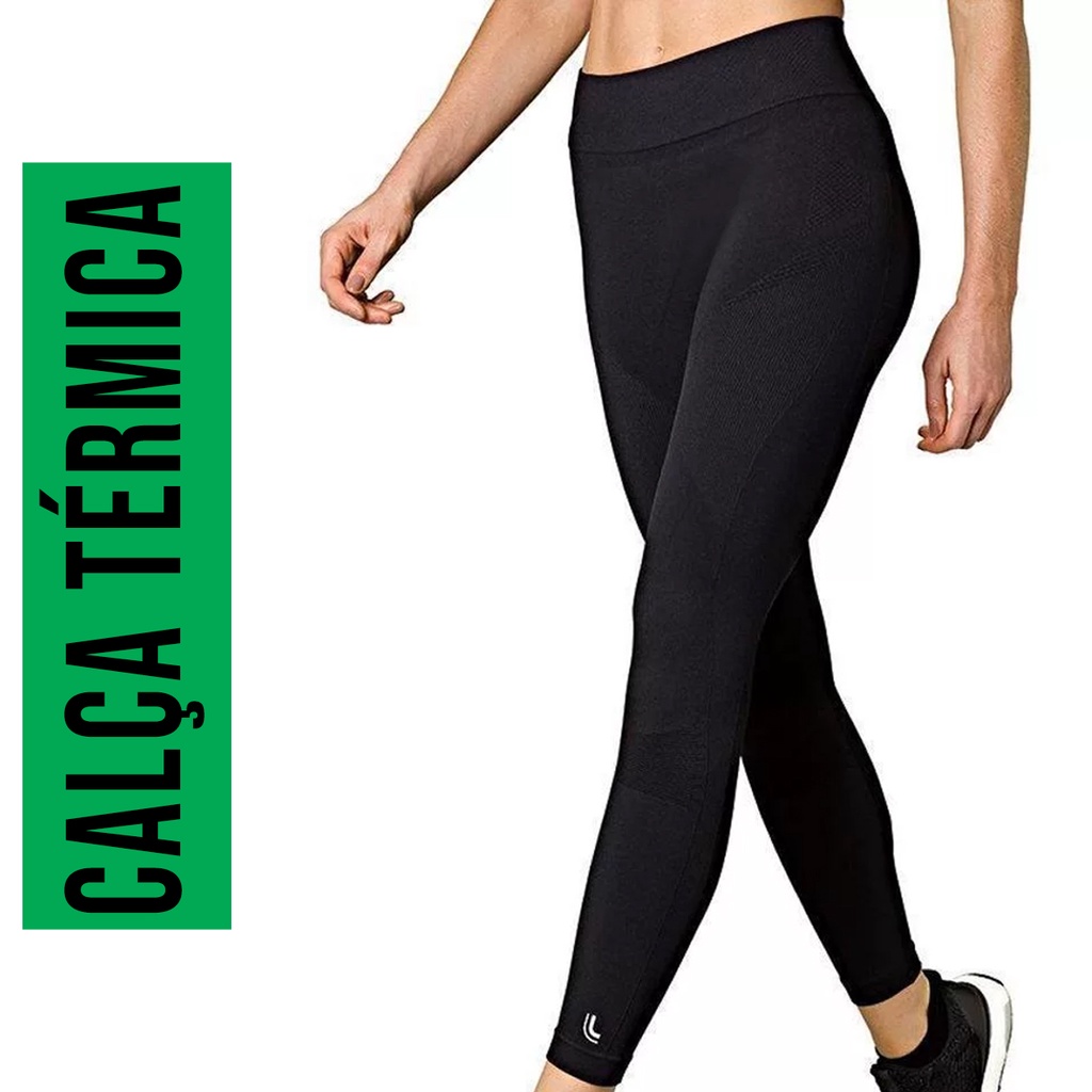 Leggings Térmicas em Imitação de Pele