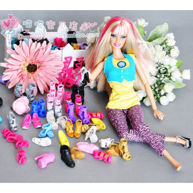 Conjunto Para Boneca Barbie + Bota Fashion