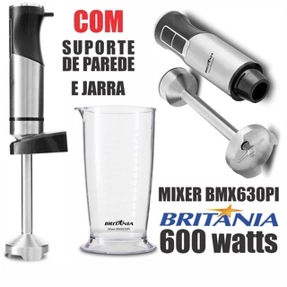 Mixer Britânia BMX630PI Aço Inoxidável e Pulsar 600W