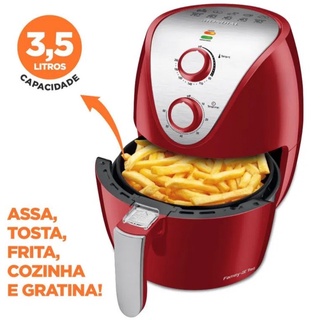 AirFryer Mondial Fritadeira Elétrica sem Óleo 3.5 litros Tamanho Família + Livro de receitas