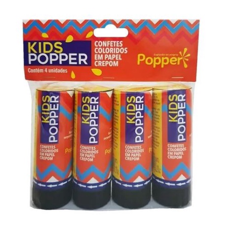 Lança Confetes Coloridos / Explosão de Alegria / Kids Popper !!!