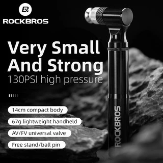 Rockbros Bomba Manual De Alumínio Portátil 130 Psi Para Bicicletas De Montanha