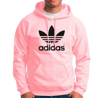 Moletom masculino rosa store adidas