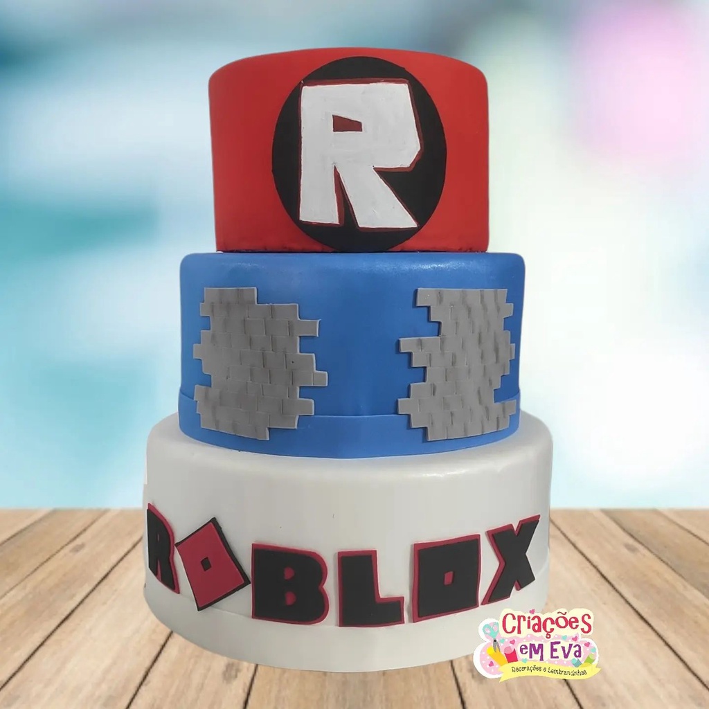 Bolo Fake Roblox Moldado Em Eva Sem Emenda