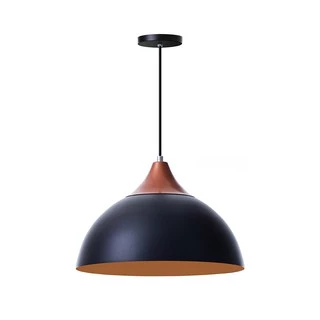 Lustre Pendente Meia Lua 40 cm C/ Chapéu Alumínio Decorações