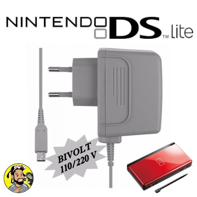 Carregador para Nintendo Ds Lite Bivolt 110/220v | Shopee Brasil
