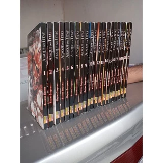 Mangá Shingeki no Kyojin (Attack on Titan) Coleção do 1 ao 21 + Capítulo 9 Antes da queda - Sebo - Combo - Anime/Mangás - Livros