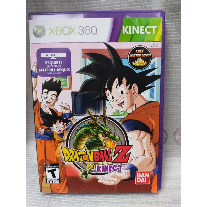 Sensor Kinect Usado Para Xbox 360 Com Jogo Dragon Ball Z for Kinect