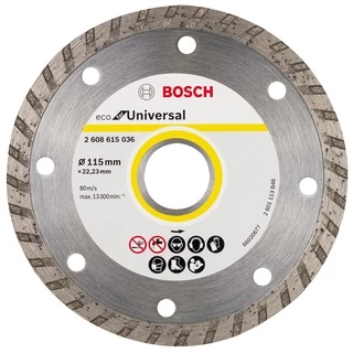 Disco Diamantado 115mm Turbo Bosch ECO for Universal para Construção
