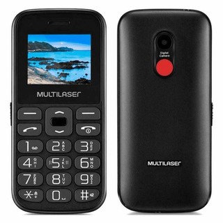 Celular Multilaser Vita Preto Dual Chip 2G Tela 1.8 P9120