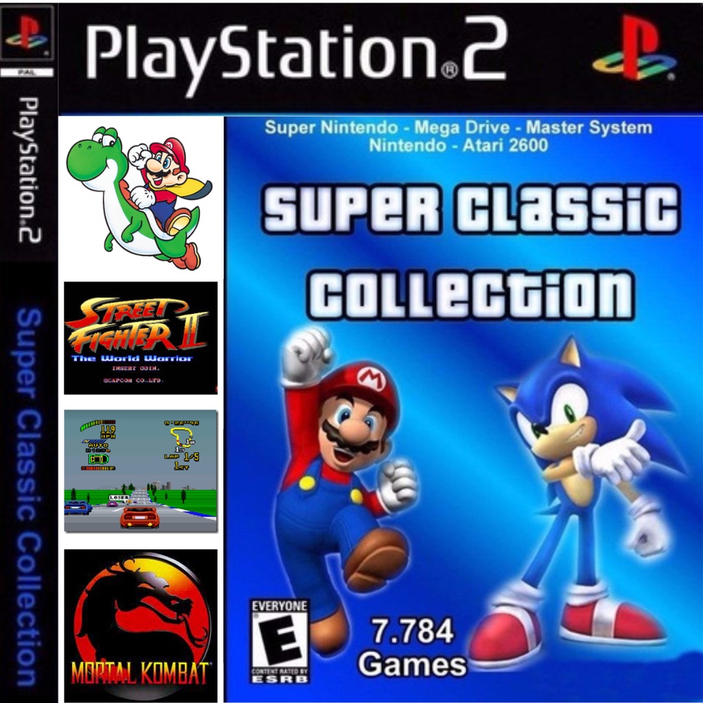 Super Coleção Ps2 7.784 Jogos  Jogo de Videogame Playstation 2