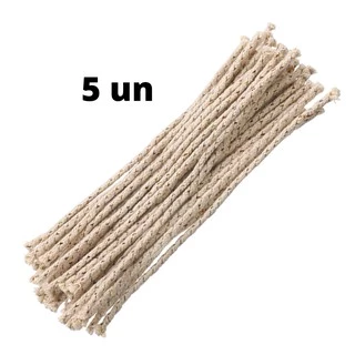 Kit 5 Pavios Para Isqueiro de Reposição - Para vários modelos