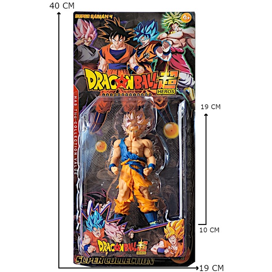 Dragon Ball Z Toy modelo para crianças, DBZ Super Saiyan, Son Goku, cabelo  azul, boneca de coleção dos desenhos animados, presente, 19cm - AliExpress
