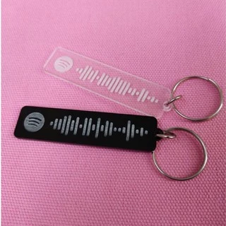 Chaveiro com código spotify personalizado