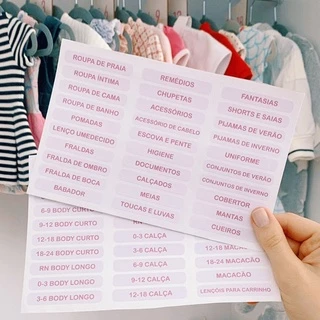 Etiquetas Para Organizar Gavetas - Quarto Do Bebê