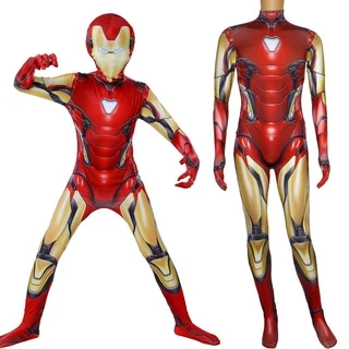 Homem De Ferro Adulto Traje Crianças Endgame Superhero Cosplay Macacão De Halloween Para A Festa De Criança
