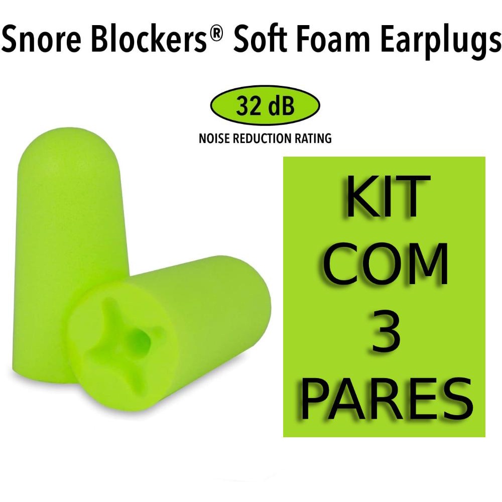 PROTETOR AURICULAR MACKS SNORE BLOCKERS VERDE COM 3 PARES 32DB | Shopee ...