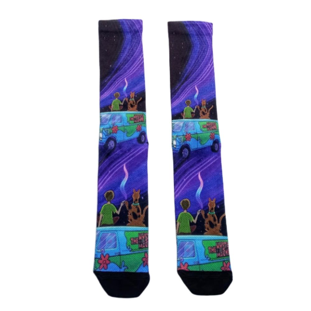 Meia Scooby-Doo Meias Divertidas Coloridas - Mystery Machine | Shopee ...
