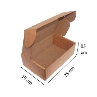 50 Caixas de papelão Auto montável C28XL19XA05