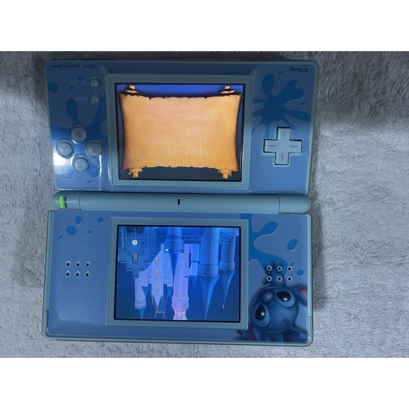 Nintendo deals DS LITE (2006) Metallic Blue MODEL USG-001 w 4 Games-TESTED