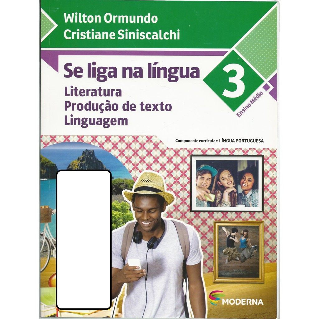 Livro Se liga na língua literatura produção de texto linguagem Volume Wilton Ormundo