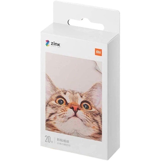 Refil Papel Fotográfico Impressora Portátil Xiaomi 20 un