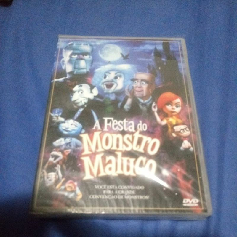 a festa do monstro maluco dvd LACRADO Shopee Brasil