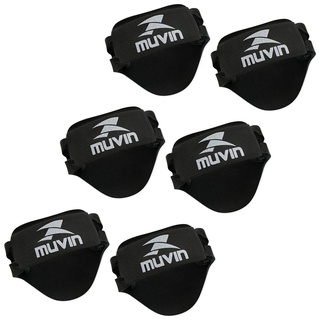 Kit 3 Pares de Luvas Musculação em EVA Muvin – Academia – Treino – Aderência – Ajustáveis, Leves e Laváveis - Evita Calos