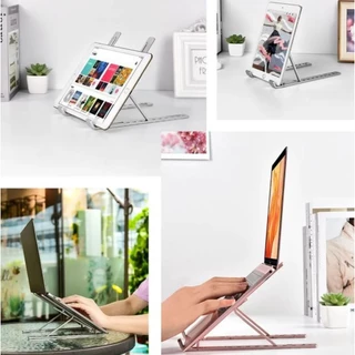 Suporte notebook Dobrável Ergonômico Ajustável fino Liga de alumínio ABS ipad para tablet laptop