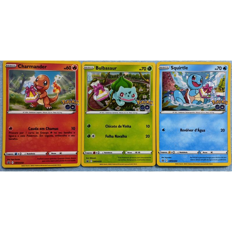22 Cartas Pokémon Go - Cards Games, Produto Vintage e Retro Usado 69011319