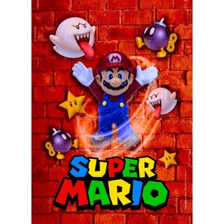 Quadro placa decorativa Super mario Luigi game jogos Mario bros mario kart  vários modelos 1 ao 24