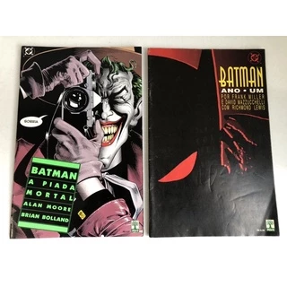 Batman: A Piada Mortal e Ano Um (hqs usadas)