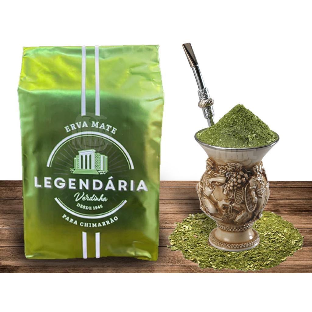 Erva Mate Para Chimarrão Verdinha 1KG Sabor E Aroma Intenso Mate Gaúcho ...