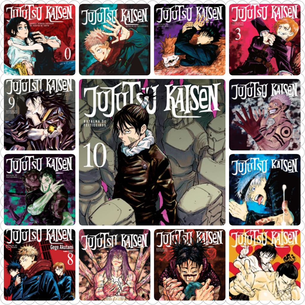 Mangá Jujutsu Kaisen - Batalha de Feiticeiros