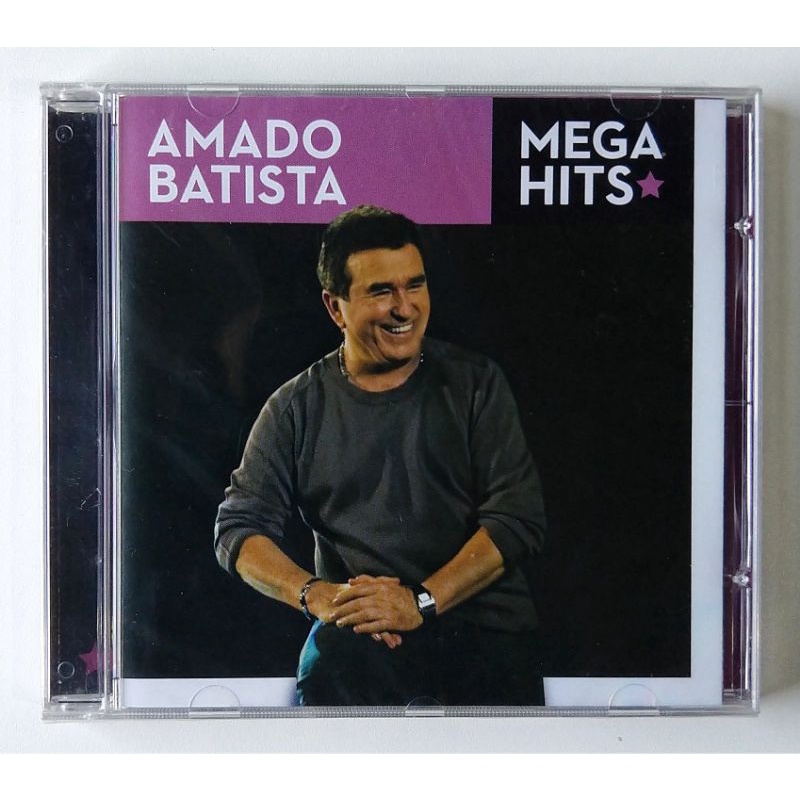 Cd Amado Batista - Mega Hits - Novo Lacrado | Shopee Brasil