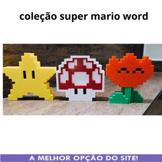 Kit C/ 3 Power Up Super Mario Presente Colecionáveis Gamers em Oferta na Shopee