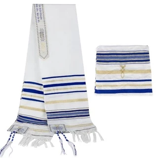 Toalha De Oração Judaica Messianic Xale De Oração Judaico Tallit Com Bolsa Combinando