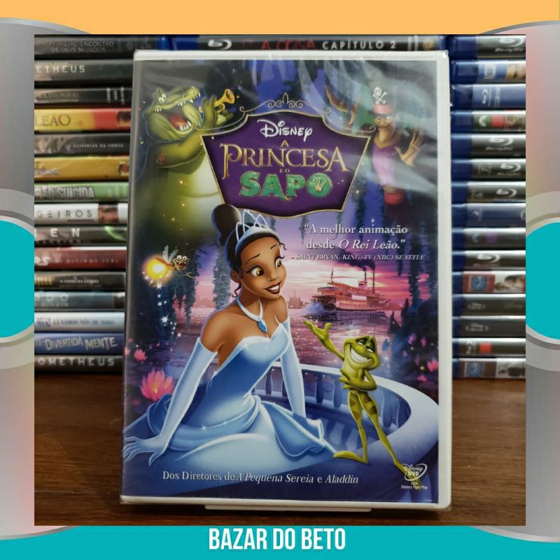 DVD Filme A Princesa e o Sapo (Animação Disney) (Lacrado) (LEIA A ...