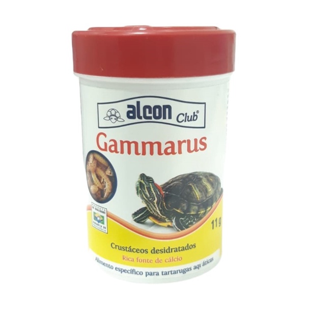 Ração Gammarus Alcon para Tartarugas Aquáticas 11g | Shopee Brasil