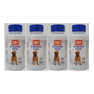 Suplemento Strong Dog Muscle Cães Massa Muscular Combo 4