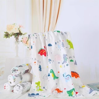 Estoque Pronto Musselina De Algodão Baby Swaddle Blanket Carrinho De Passeio Capa De Enfermagem