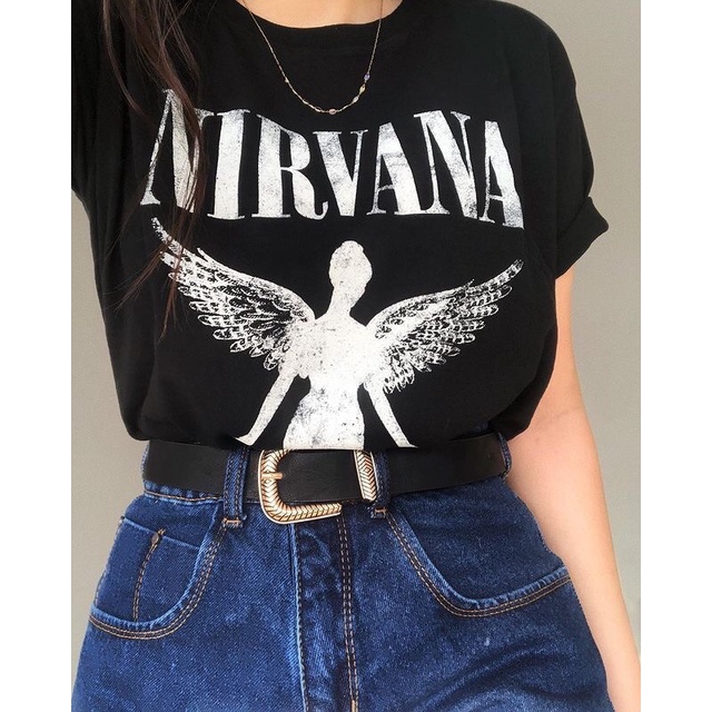 Blusa discount de nirvana