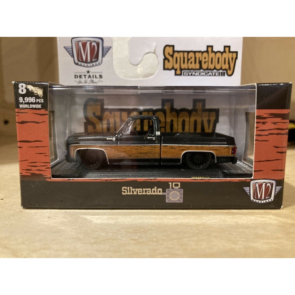 M2 Machines 1979 Chevrolet Silverado Woodson Squarebody Syndicate R2 1/64