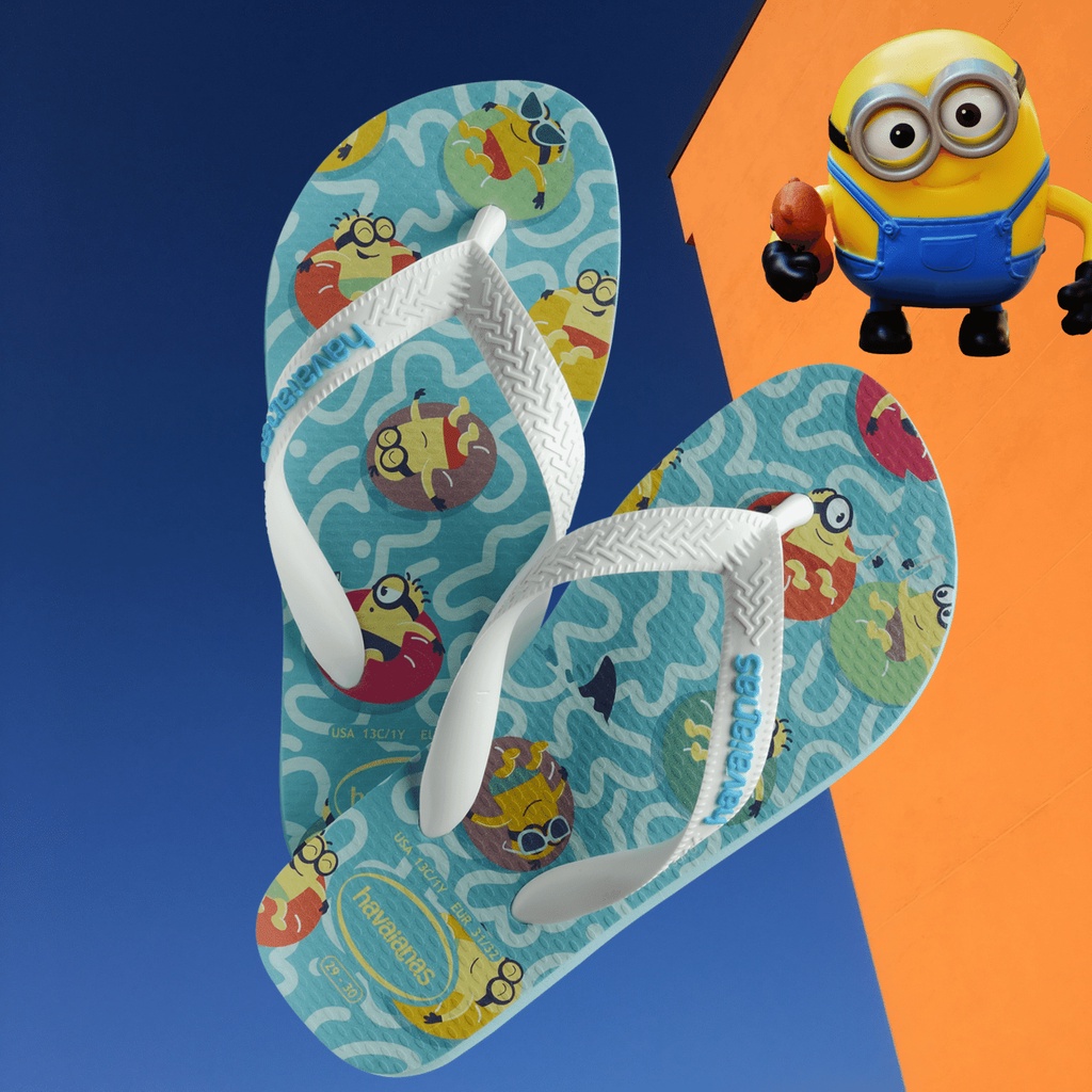 Chinelo havaianas best sale minions feminino