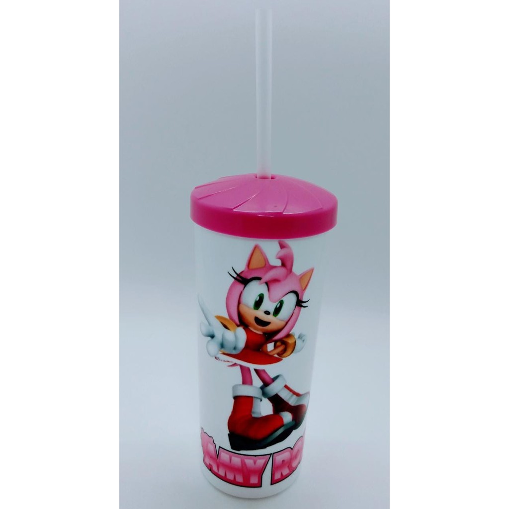 Copo Personalizado Chantilly Sonic Amy Rose Shadow