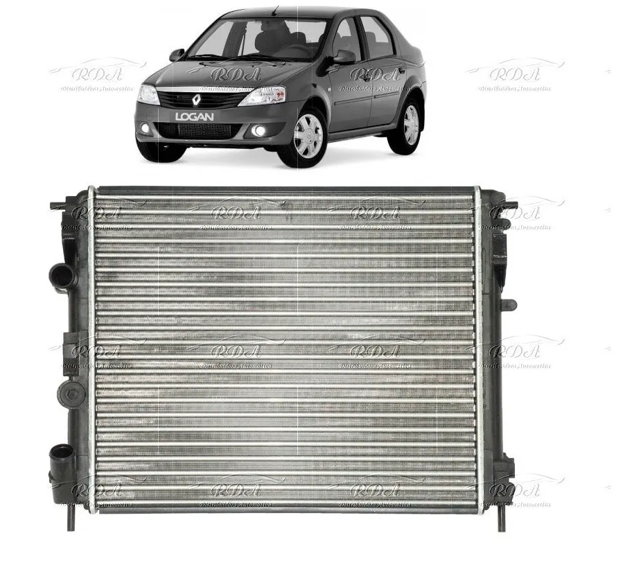 RADIADOR RENAULT LOGAN 2007 2008 2009 2010 2011 2012 2013 MANUAL ...